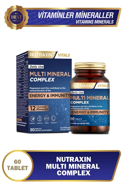 Nutraxin Probiota Advanced 60 Tablet | İnulin Prebiyotik Destekli | Sindirim & Bağışıklık